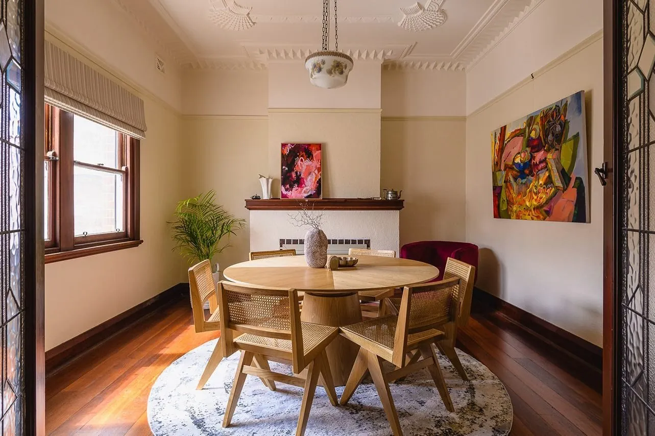 Dining room after
