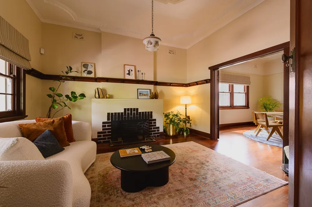 Lounge, one of our styled rooms