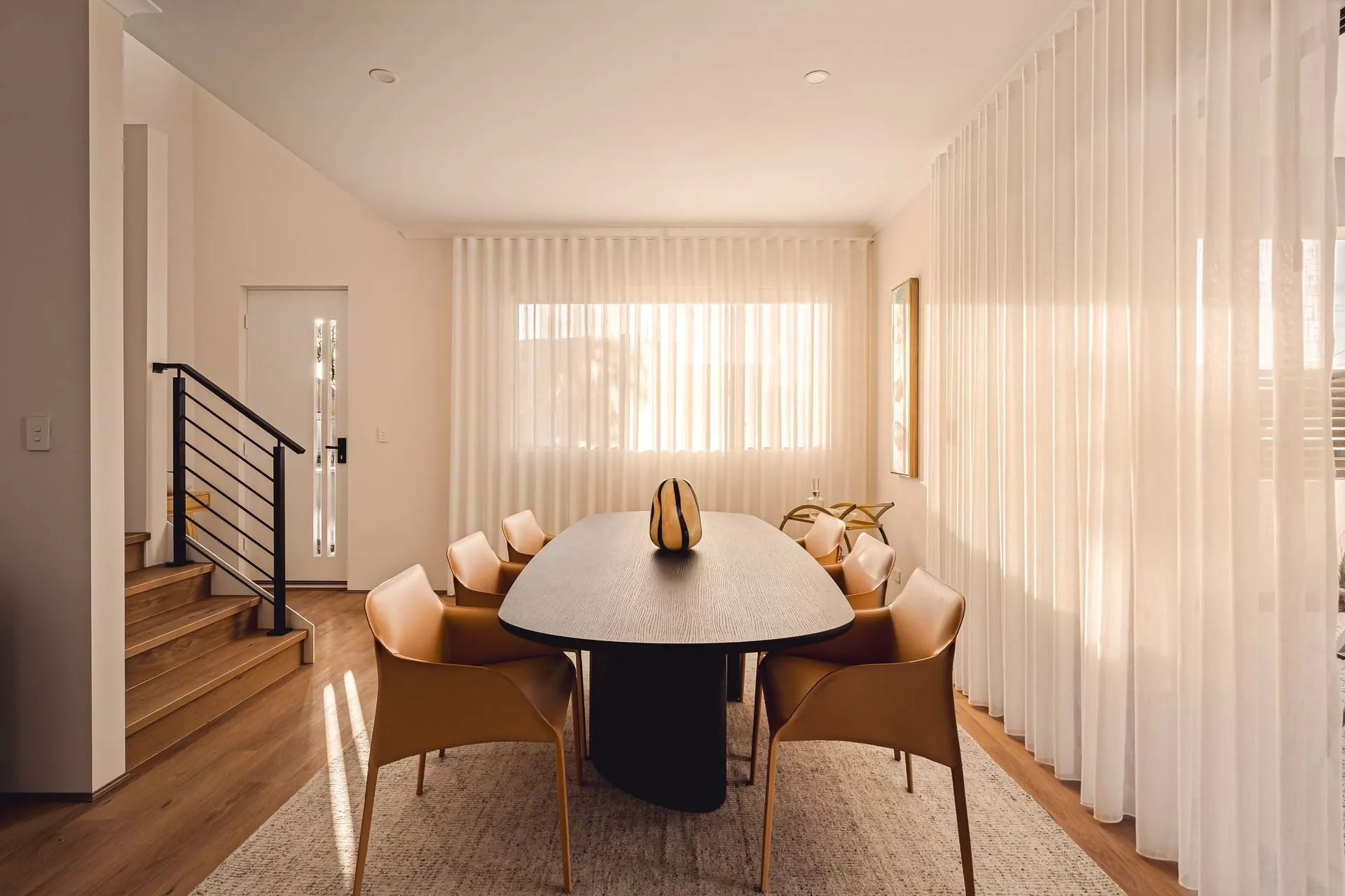Styled dining room at 94 Gabriel St, Cloverdale
